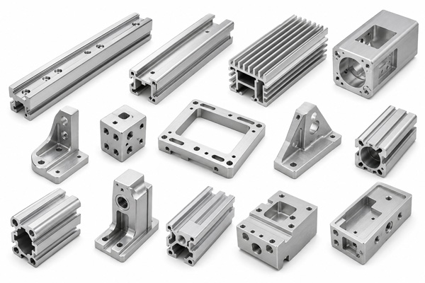 Custom CNC Aluminum Extruded Machined Parts Custom CNC Aluminum Extruded Machined Parts
