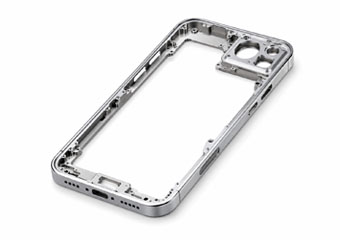 Cadres de téléphone en métal usinés CNC