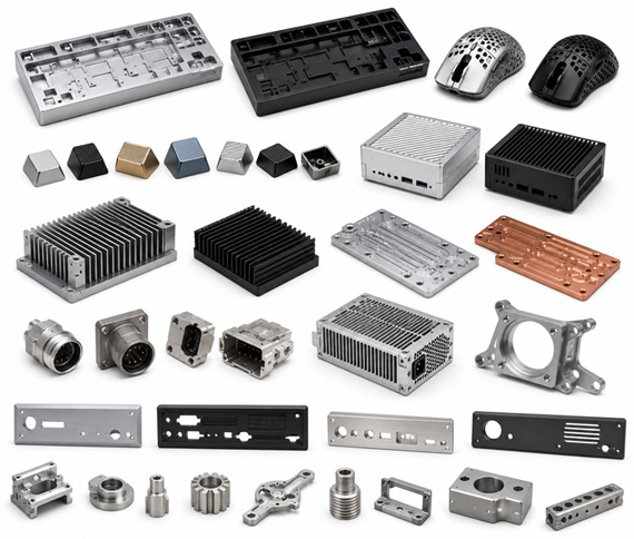 Custom CNC Machined Computer Equipment Components Custom CNC Machined Computer Equipment Components