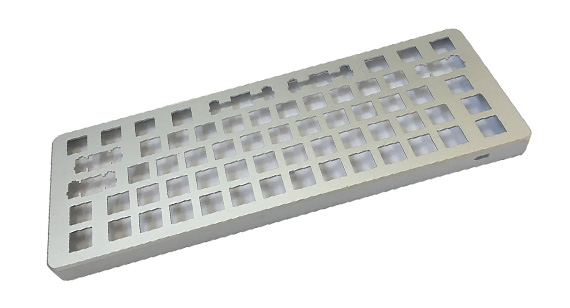 Silver Anodizing CNC Machined Keyboard Cases Silver Anodizing CNC Machined Keyboard Cases