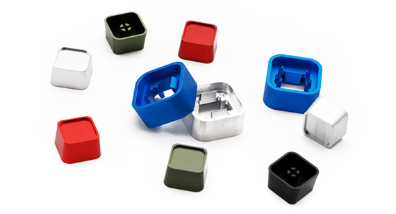 Custom CNC Machined Metal Mechanical Keycaps