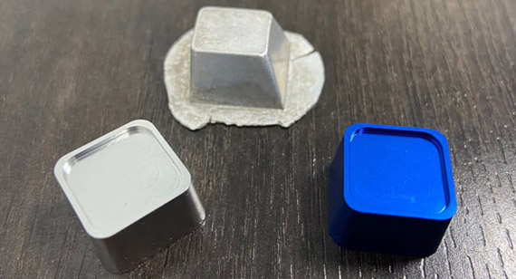 Zinc Alloy Die Casting CNC Machined Keycaps