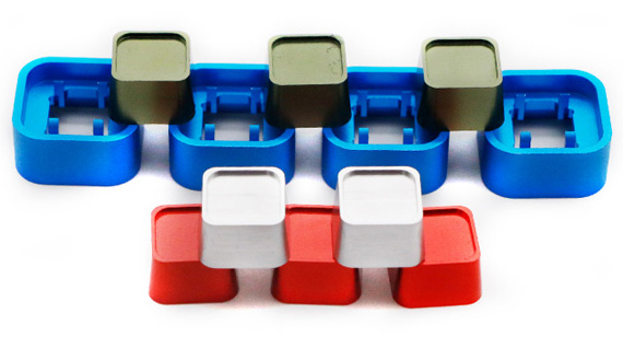 CNC Mechanical Keyboard Keycap Materials: PBT, ABS, POM, and Aluminum Compared