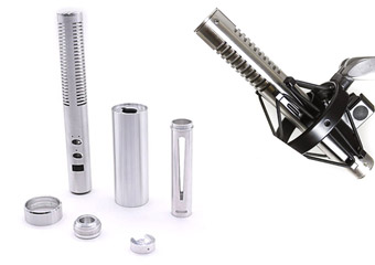 Custom CNC Machined RM-6 Ribbon Aluminum Wireless Microphone Body Housing