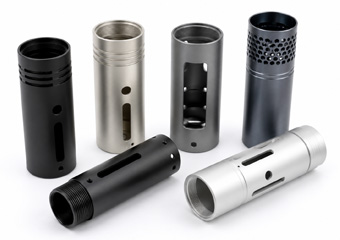 CNC Machined Aluminum Alloys Microphone Body Housings