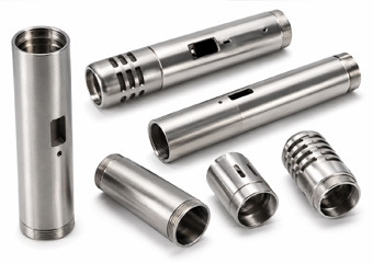 CNC Machined Stainless Steel Wireless Microphone Body Housings