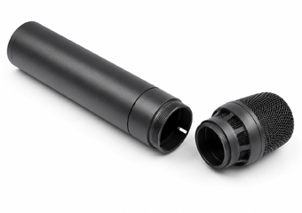 CNC Machined Powder Coating Wireless Microphone Body Housings Shell