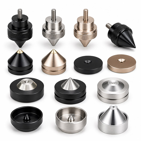 Custom CNC Machined Speaker Spikes Isolation Feet Custom CNC Machined Speaker Spikes Isolation Feet