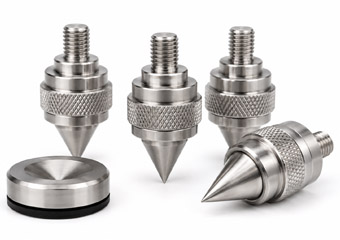 CNC Machined Stainless Steel Speaker Spikes CNC Machined Stainless Steel Speaker Spikes