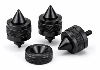 CNC Machined Hard Anodizing Speaker Spikes Isolation Feet CNC Machined Hard Anodizing Speaker Spikes Isolation Feet