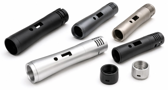 Custom CNC Machined Handheld Microphone Shells Housing Custom CNC Machined Handheld Microphone Shells Housing