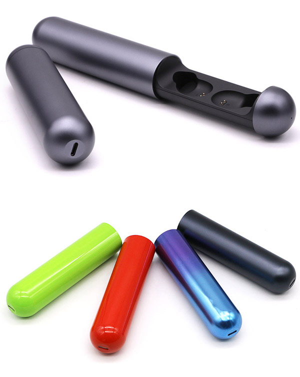 Custom CNC Machined Aluminum 6063-T6 Bluetooth Earphone Charging Case Housings
