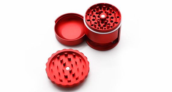 Custom CNC Machined Rotary-Shaft Herb Weed Grinder