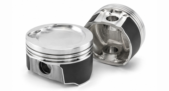 Custom CNC Machined Dished Top Pistons