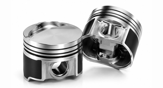 Custom CNC Machined Step-Dish Pistons