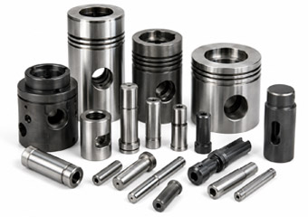 Custom Alloy and Carbon Steel CNC Machined Pistons Pins and Plungers