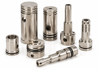 Electroless Nickel Plating CNC Machined Steel or Aluminum Piston Components