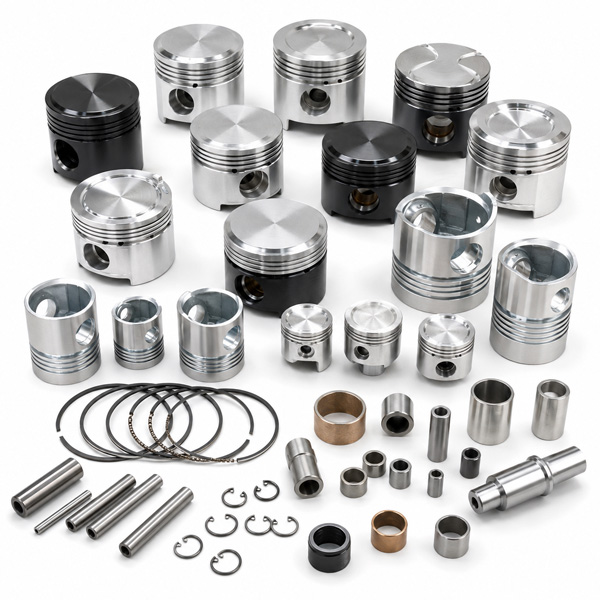 Custom CNC Machined 6061-T6 Aluminum Hydraulic Piston