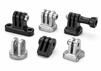 Custom CNC Machined Action Camera Fork Mounts