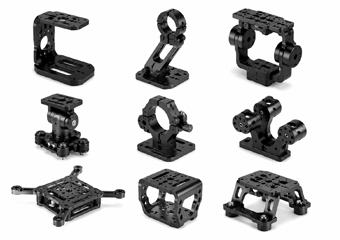 Custom CNC Machined Drone, Robotics and Vision Platforms Camera Mounts