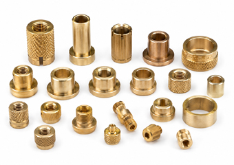 Custom CNC Machined Brass and Bronze Camera Mount Inserts or Bushings