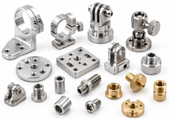 Polishing CNC Machined Aluminum Stainless Steel Brass Camera Mount Parts