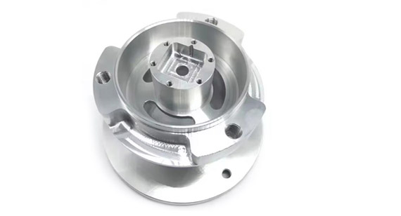 Silky Satin Finish by Aluminum Blasting CNC Machined Parts