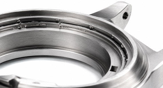 Burr and Surface Defects in a CNC Watch Case Gasket Groove Burr and Surface Defects in a CNC Watch Case Gasket Groove