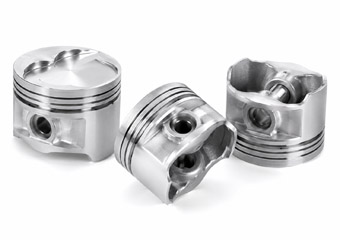 Custom CNC Machined 4032 Aluminum-Silicon Street-Performance and Lower-Expansion Pistons