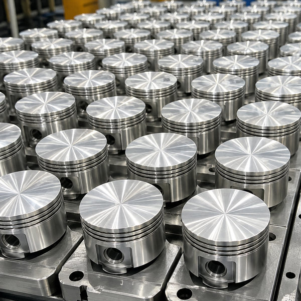 Batch Production of CNC-Machined Aluminum Piston Prototypes