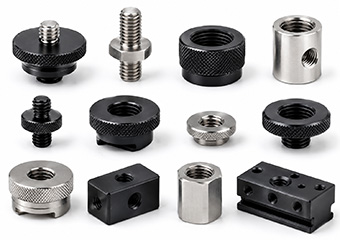 Custom CNC Machining Threaded-Interface Tripod Mount Adapters