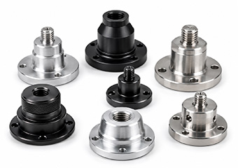 Custom CNC Machining Flanged Tripod Mount Adapters