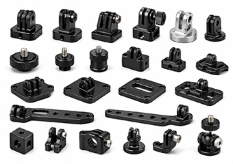 CNC Machining Action Camera Accessories Tripod Mount Adapters