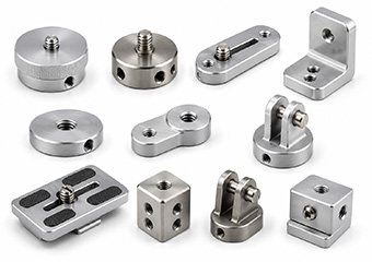 Custom CNC Machining Brushing Aluminum or Stainless Steel Tripod Mount Adapters