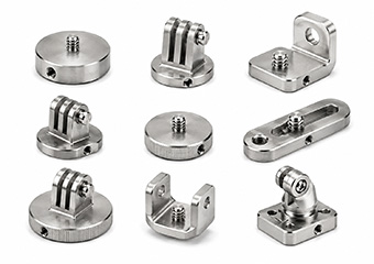 Custom CNC Machining Passivation Stainless steel Tripod Mount Adapters