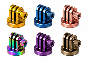 Custom CNC Machining PVD Coating Tripod Mount Adapters