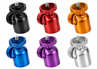 Custom CNC Tripod Ball Head 360° Swivel Camera Adapter Machining