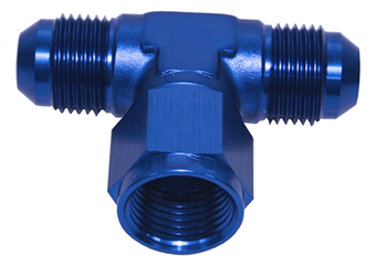Custom CNC AN Male Flare Tee Fittings Machining