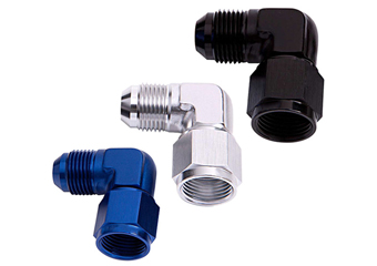 Custom CNC AN Male-to-Female Swivel Adapters Fittings Machining