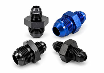 Custom CNC Male Flare Reducers AN Fitting Machining