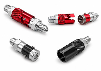Custom CNC Machining Quick-Connect Fitting for Female AN Threads
