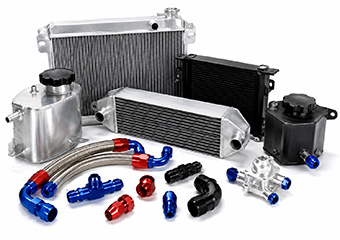 Cooling & Thermal Systems (Radiators, heat exchangers and coolant reservoirs often need custom angles or adapter combinations )