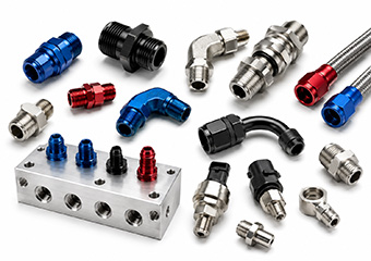 Vehicle Development & Test Systems (Custom CNC AN fittings non-standard adapters between existing ports, sensors and hoses )