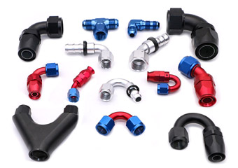 Custom CNC Machining Aluminum AN Fittings