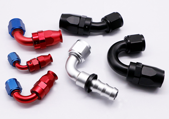 Custom Type II Anodizing CNC AN Fittings Machining