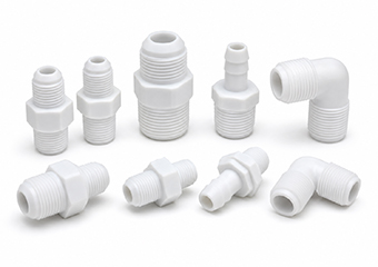 Custom CNC Machining Engineering Plastics（PTFE ）AN Fittings