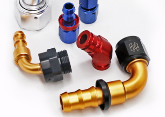 Custom Laser Engraving AN Fittings CNC Machining