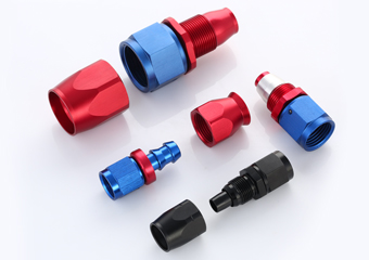 Custom Bead Sand Blasting Anodizing CNC Machining AN Fittings