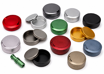 CNC Machined Aluminum Snuff Cans CNC Machined Aluminum Snuff Cans