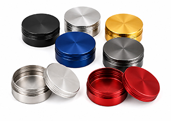 CNC Machined Threaded Metal Snuff Cans CNC Machined Threaded Metal Snuff Cans